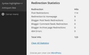 Blogger 301 Redirect: Redirection Statistics