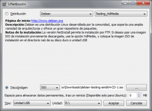 UNetbootin Debian